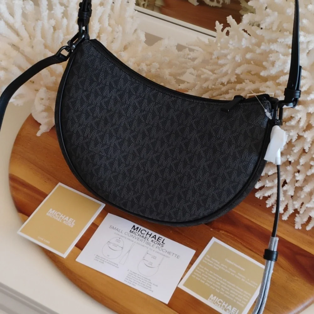 Michael Kors 💥 NWT 💥 Small Kyla Signature Convertible Shoulder Bag/Crossbody. - Picture 10 of 17